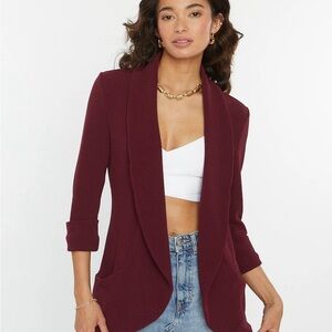Frenchmauve burgundy blazer Small